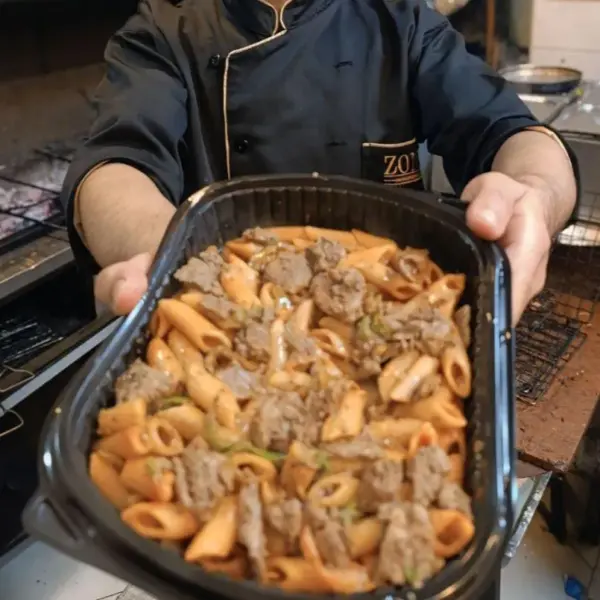 مكرونة سجق