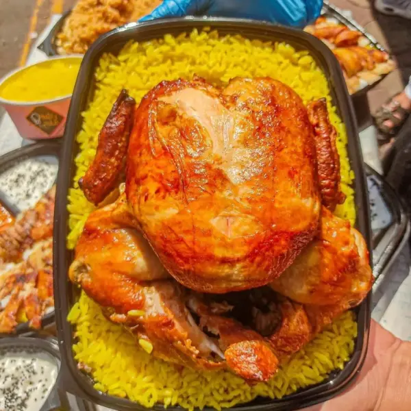 دجاجة بدون ارز