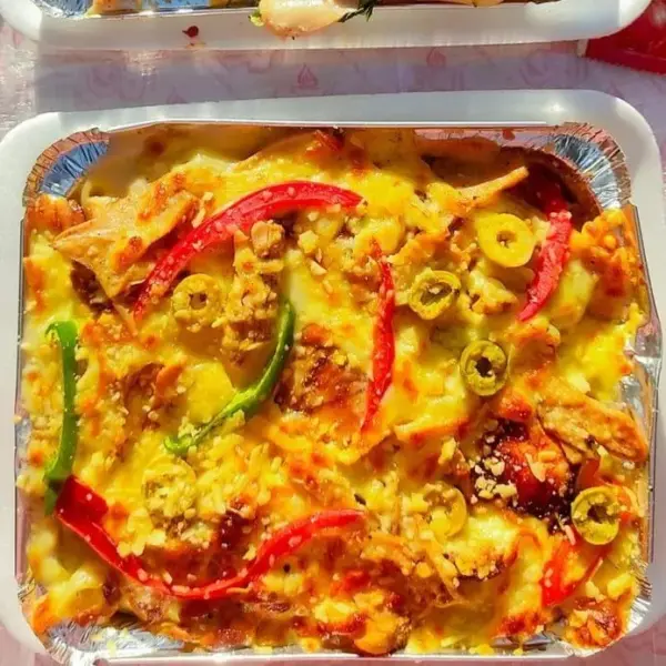 مكرونة الفريدو تشيكن