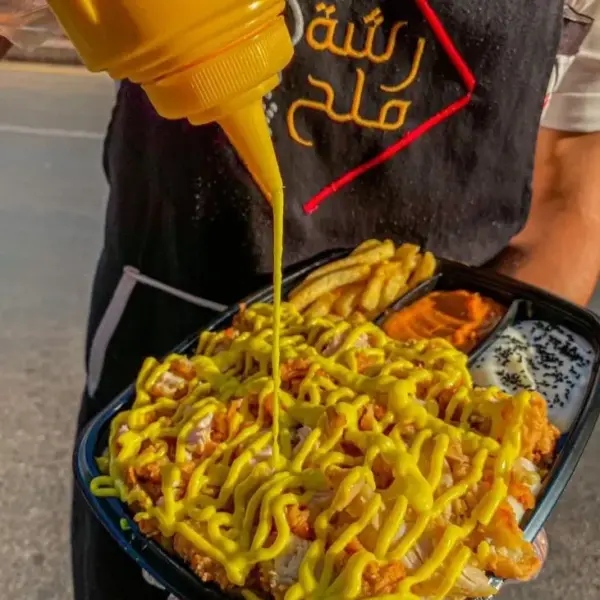فتة كرسبى صوص شيدر