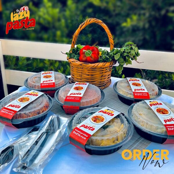مكرونة بينك شريمب