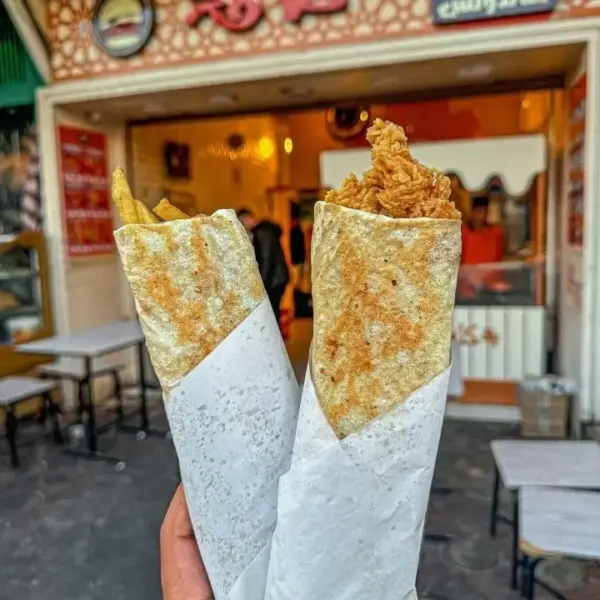 ساندوتش بطاطس موتزاريلا